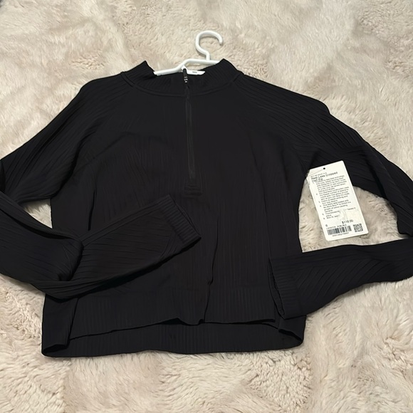 Lululemon rest less cropped half zip - Picture 1 of 1